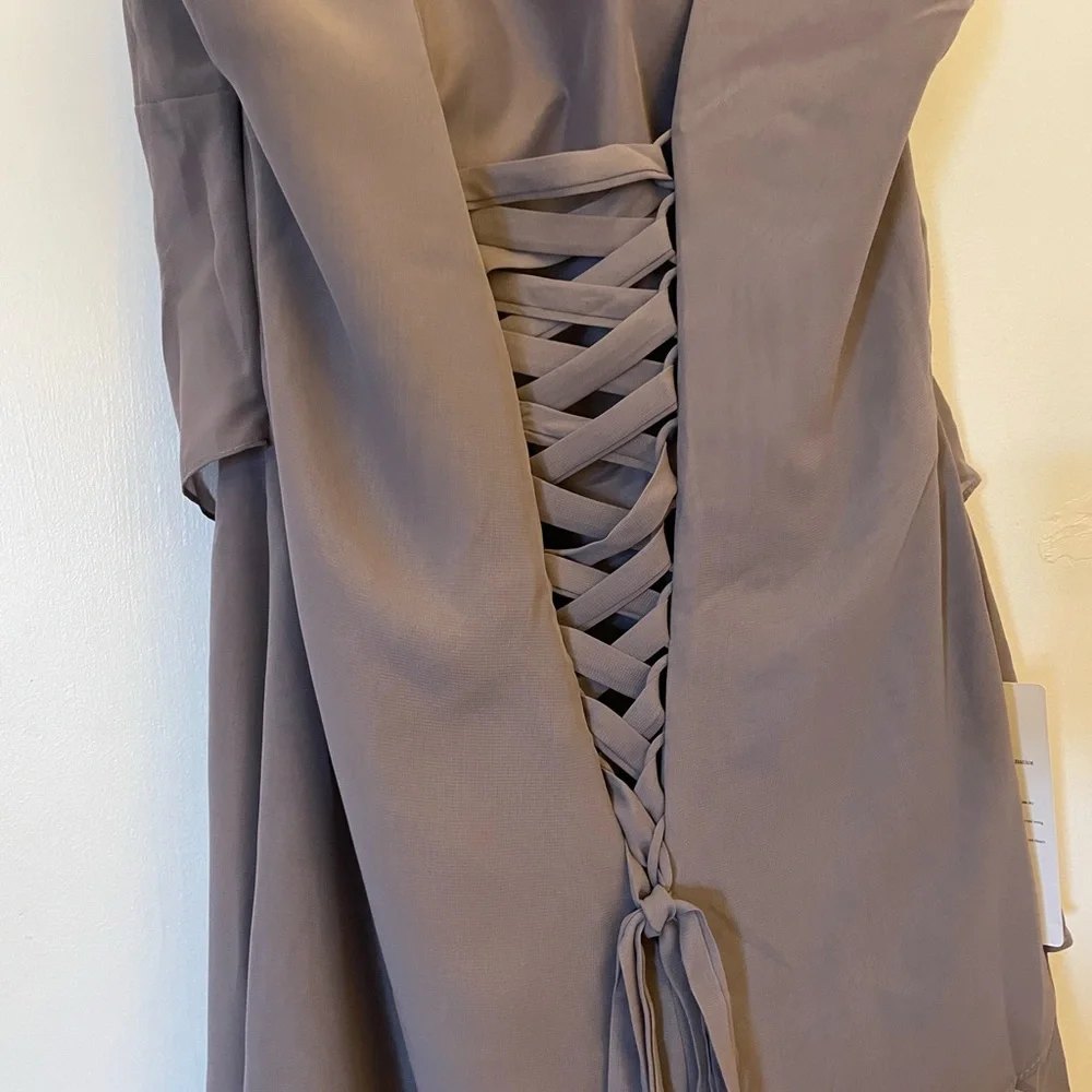 NWT Mother of The Bride Chiffon Tiered Ruffles Long Formal Evening Gowns - Picture 5 of 10